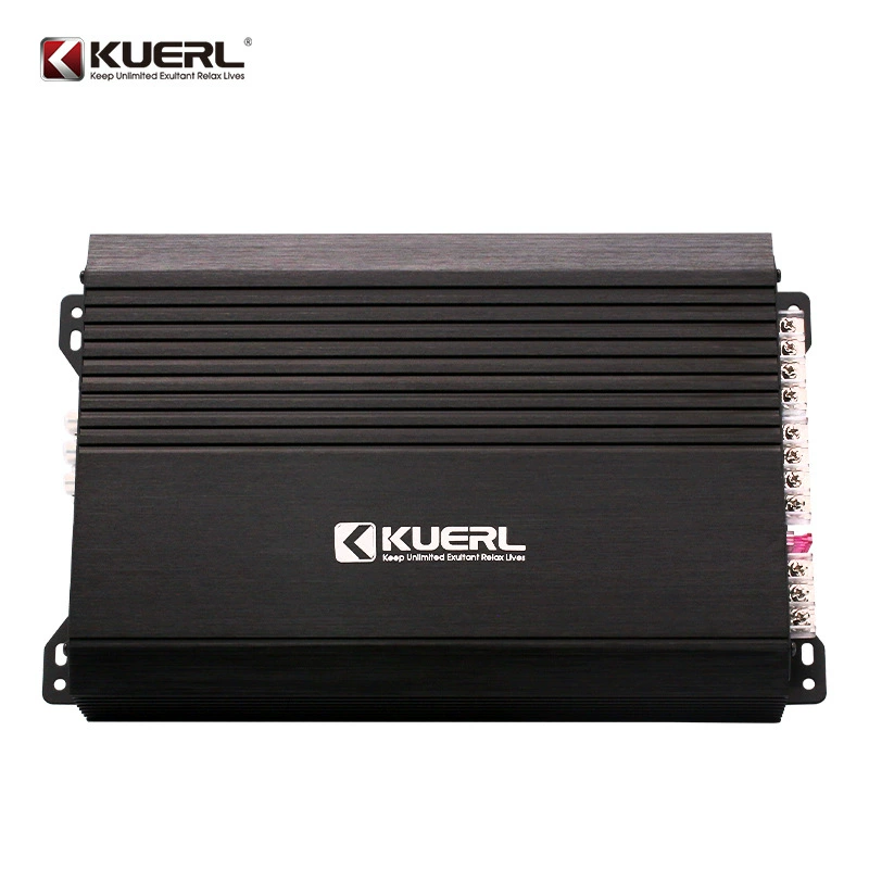 4-канальный автомобильный усилитель (KUERL) 12V мощный, компактный автомобильный аудиоусилитель