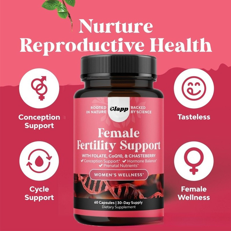 Female Fertility Supplement Capsules with Prenatal Multivitamins Female Fertility Supplement Capsules with Prenatal Multivitamins