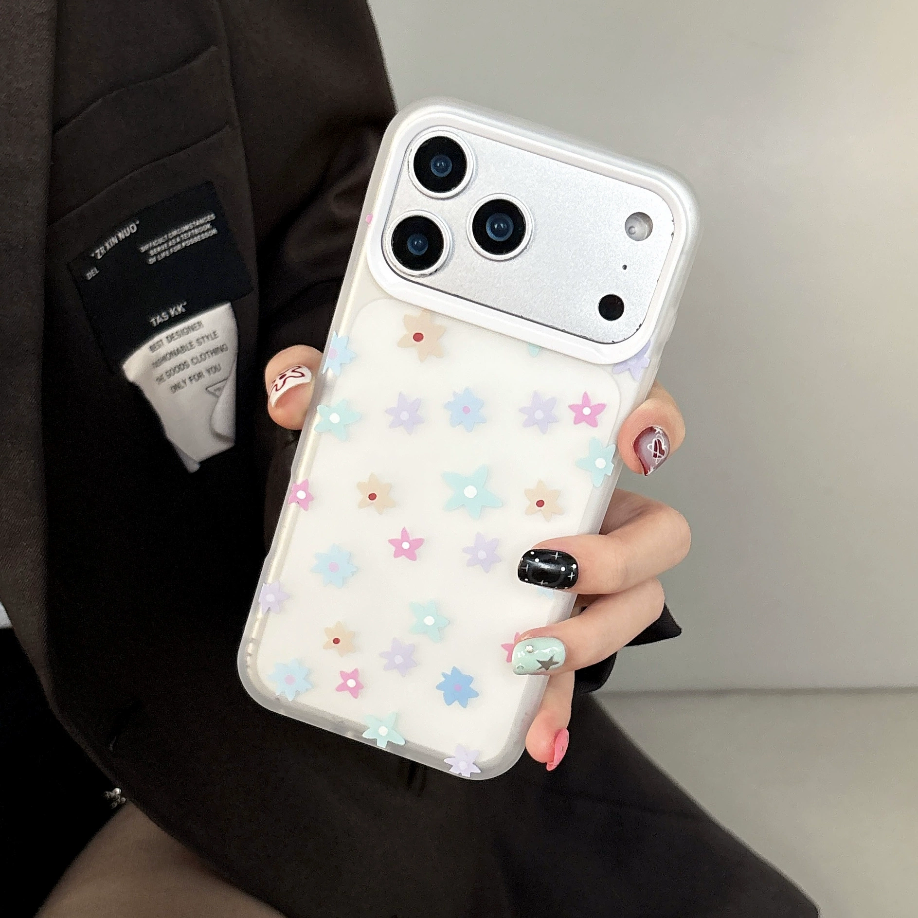 Apple, совместимый с iPhone 17, iPhone17 Pro, чехол для телефона, защитный кейс, цветочный принт, iPhone, 15, 16promax
