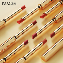 Image beauty as you wish, velvet thin tube lipstick moisturizes and cares for lips, matte velvet gilded small tube lipstick