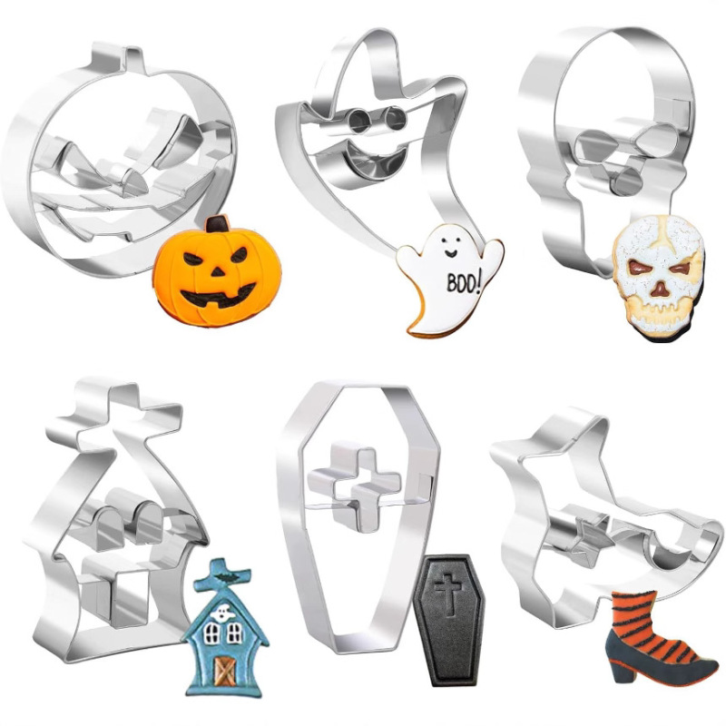 ステンレスクッキー金型ハロウィーンクッキーパーティー幽霊カボチャ造形クッキー金型クッキー|undefined