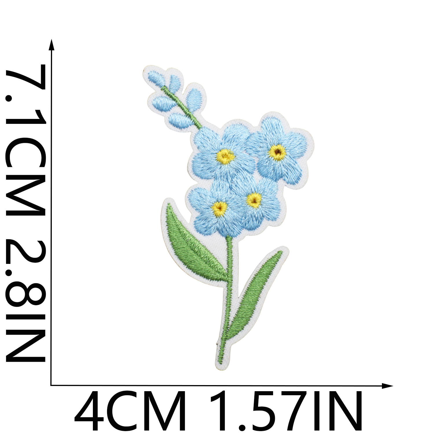3g Weight Clothing Sticker Patches Classification 1 Piece, 1 Set Quantity Dacron thread Material Flower Pattern Casual, Elegant, Lady Style Embroidery Craft 1 Piece 1 Set Casual Elegant Lady Flower Dacron Thread Clothing Sticker Patches 7