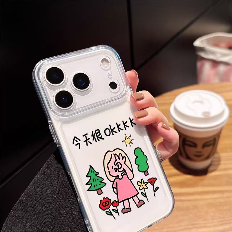 Today Is Okay for Girls. Apple 16Plus Phone Case, New Iphone15 Model, 14Romax/13/12/11 Transparent Today Is Okay for Girls. Apple 16Plus Phone Case, New Iphone15 Model, 14Romax/13/12/11 Transparent