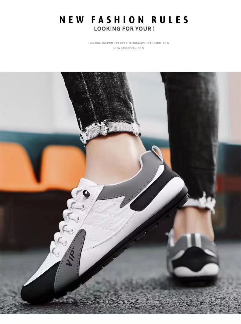 Baskets décontractées polyvalentes pour homme slip-on_voghion.com