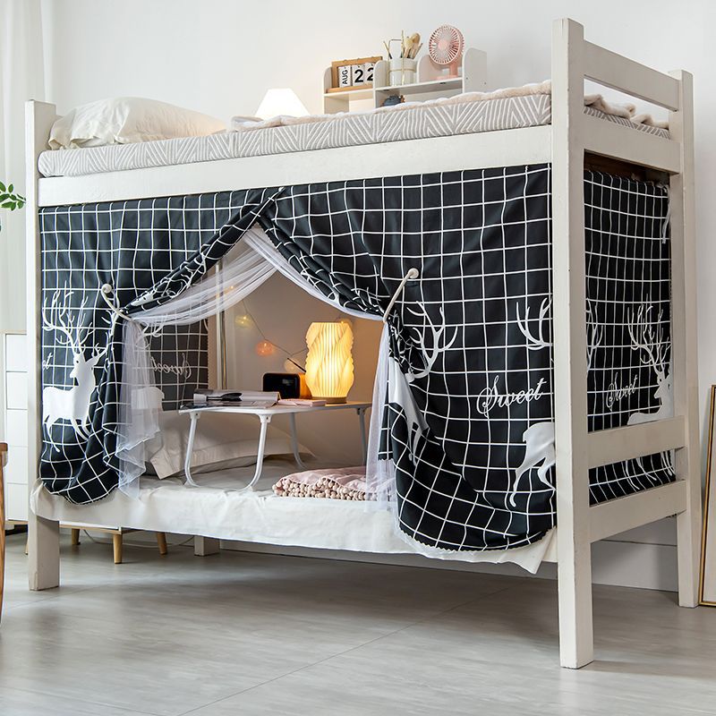 Dormitorio cortina de cama opacas mosquitera dormitorio de estudiantes integrado litera superior litera superior e inferior cama alta cortina cubierta cama individual