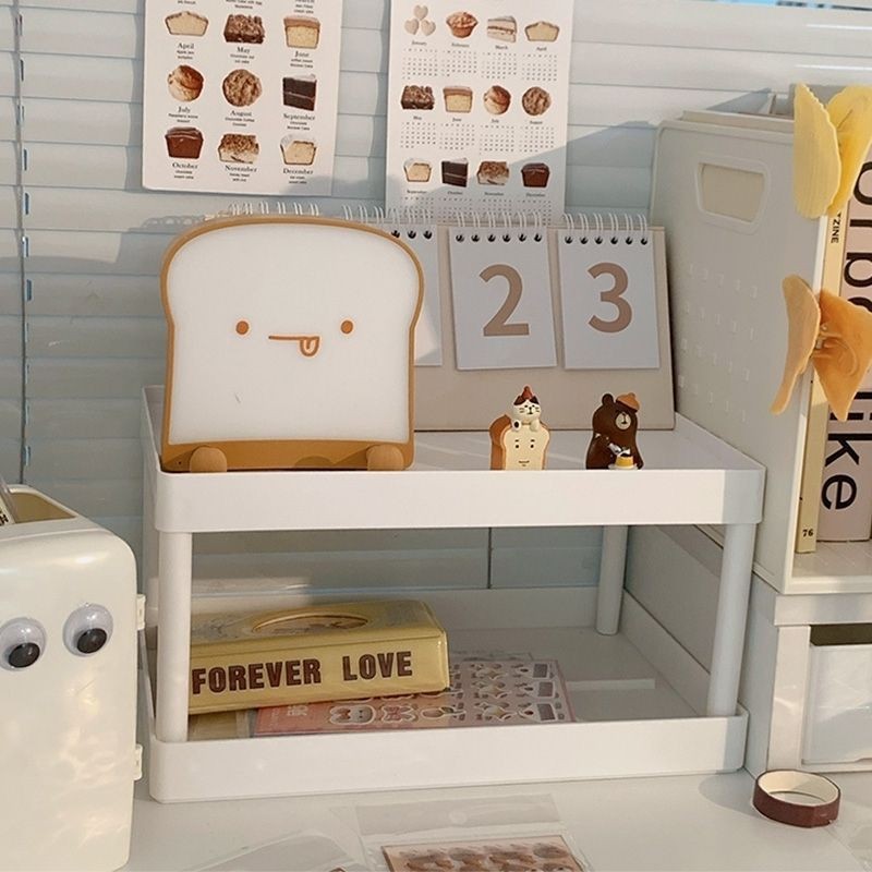 Pure color shelf [double -layer upgrade model]