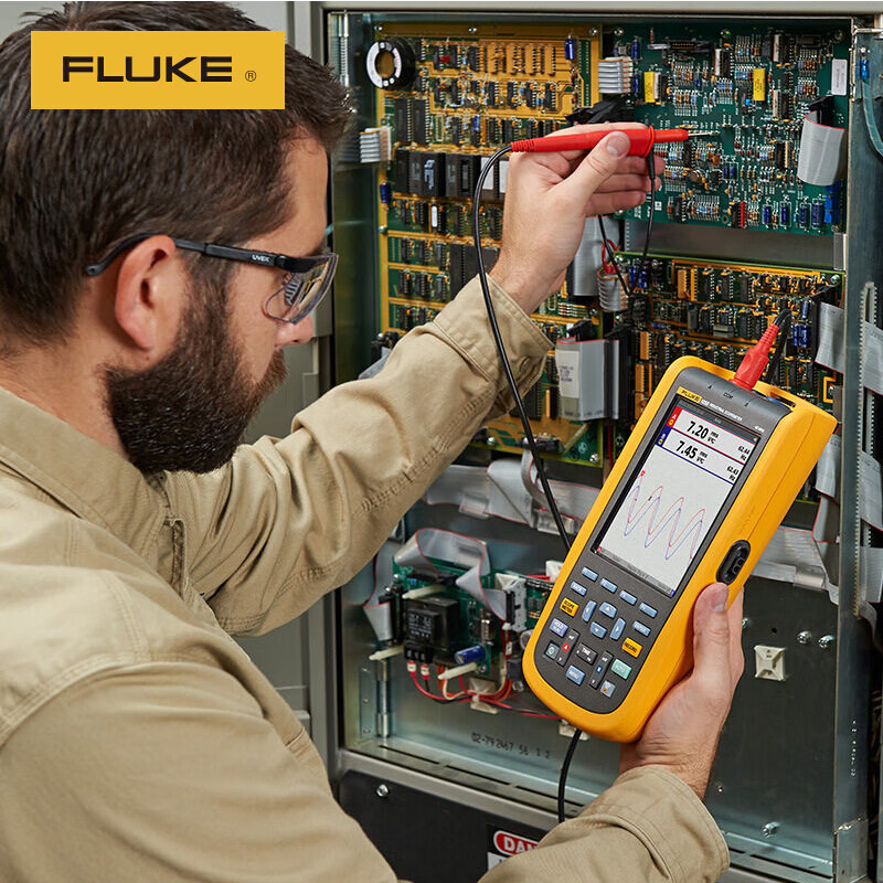 Fluke 124B / CN / S Osciloscopio de mano industrial Fluke 124B / CN / S