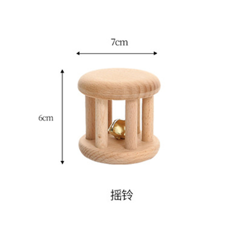 Material didáctico Montessori, kit sensorial de madera de haya para la coordinación ojo-mano, juguete educativo con cuentas, anillos, huevera
