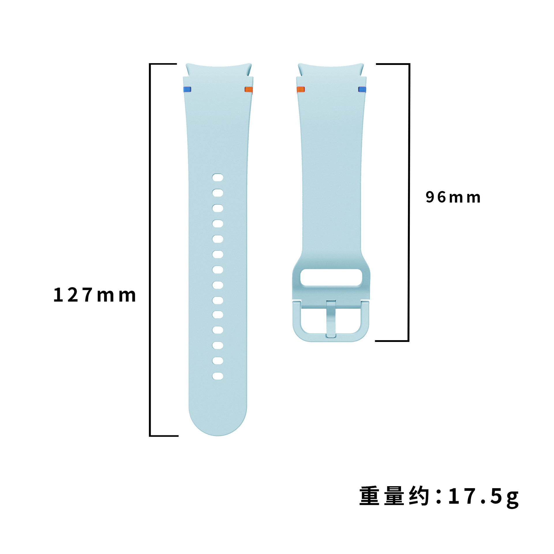 This is suitable for replacing the curved seam plain texture of the watch strap on Samsung watch7, watchFE, watch6 and watch5 undefined