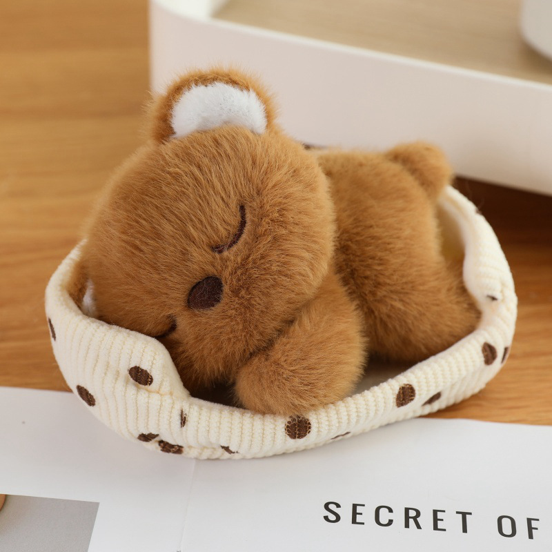 Sofá creativo para cachorros gatos juguetes de peluche de escritorio para adornos de automóviles osos zorros muñecas muñecas