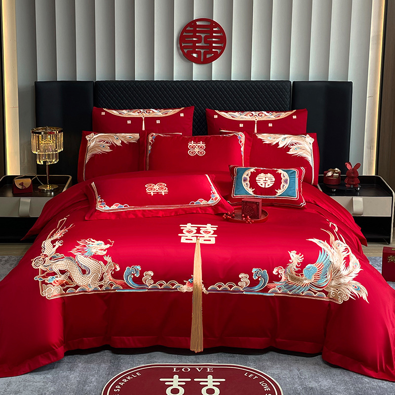 루이 드래곤과 피닉스 QXF [고급 자수]