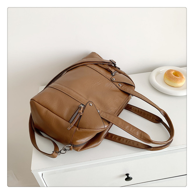 European and American cross-border fashion women's bag 2024 Spring new women's handbag, single-shoulder crossbody bag, simple tote bag undefined