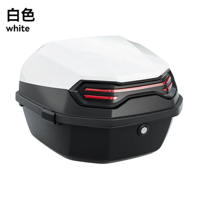 Vehicle Trunk, Universal Thickened and: Motorcycle Safety Supplies - plus-explorer-white-send-installation-accessories-single-tail-box