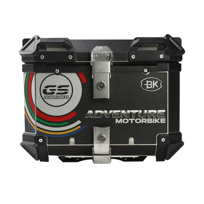 Cross-Border Wholesale Motorcycle Quick-Release Double-Lock Motorcycle trunk - 45l-decal-black