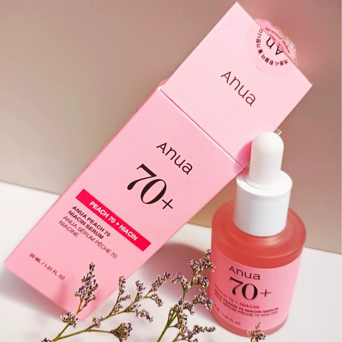 ANUA Peach 70% ниацинамидная сыворотка Essence Toner Essence 30 мл осветляет кожу и увлажняет