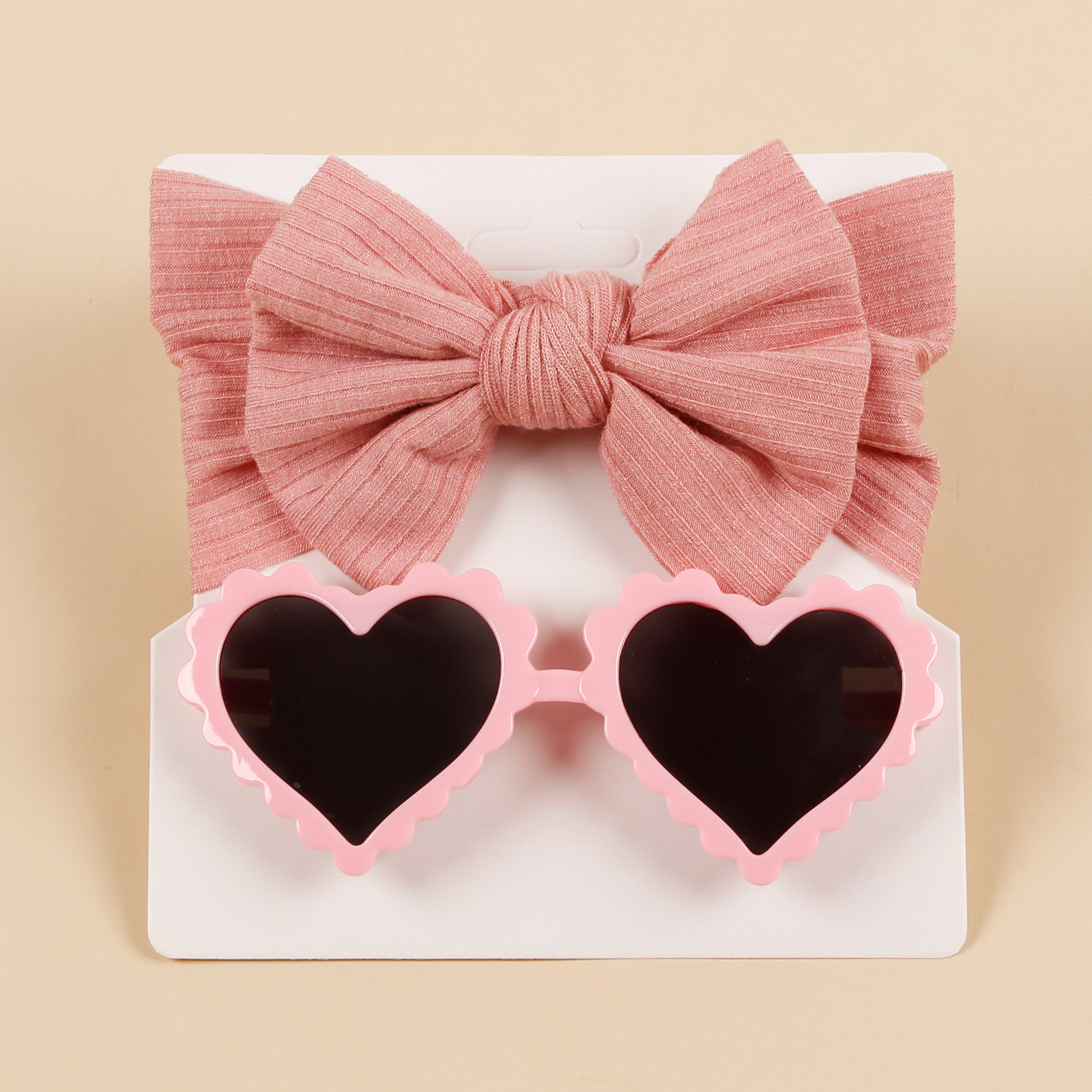 2 Pieces Set Quantity Holiday Occasion Simple Style Commute Solid Color Bow Knot Plastic Knit Hair Band