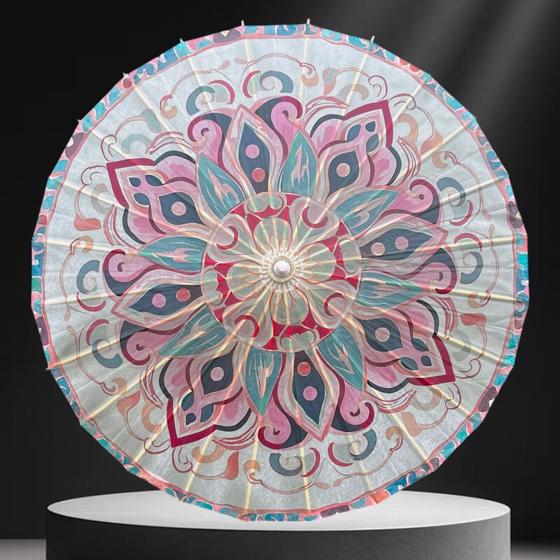 Stone Drum Oil Paper Umbrella, Rainproof and Sunshade, Traditional Chinese Style Props, Hanfu Umbrella, Cheongsam Runway Show, Ceiling-Mounted Tung Oil Umbrella, Waterproof