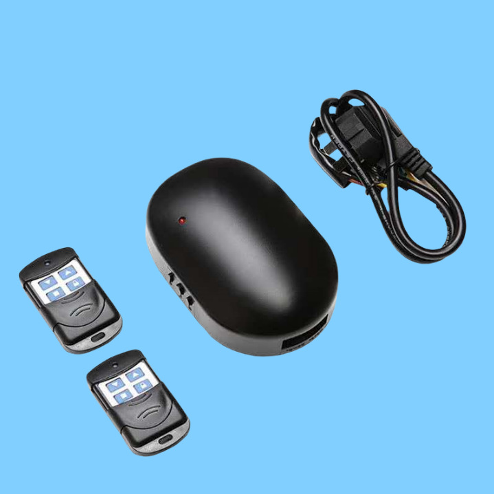 欧标管状电机遥控器433频率学习码管状接收器车库卷帘门内置遥控