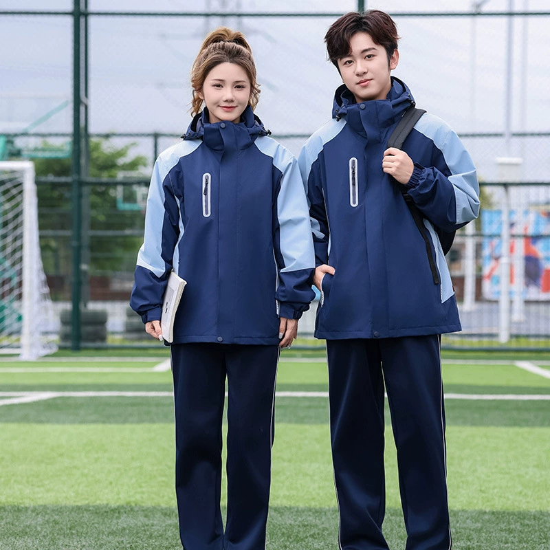 Ученики начальной и средней школы осенняя и зимняя школьная форма для мужчин и женщин