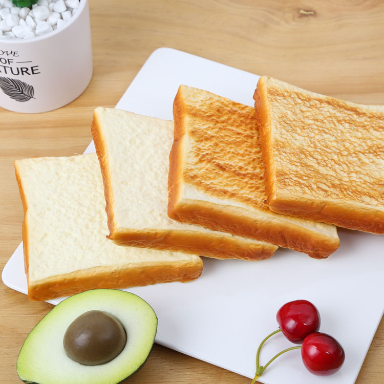 Simulation bread toast model decoration European style decoration photography props home soft decoration