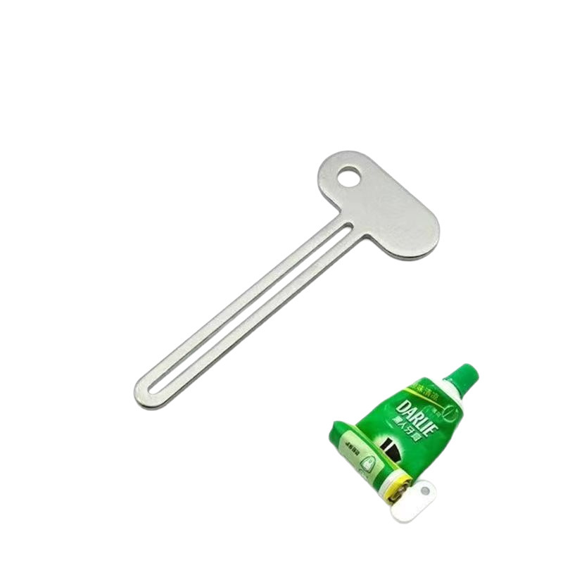 歯磨き粉押出機洗顔料手クリーム染毛膏スキンケア品怠け者手動回転金属歯磨き粉押しクリップ|undefined