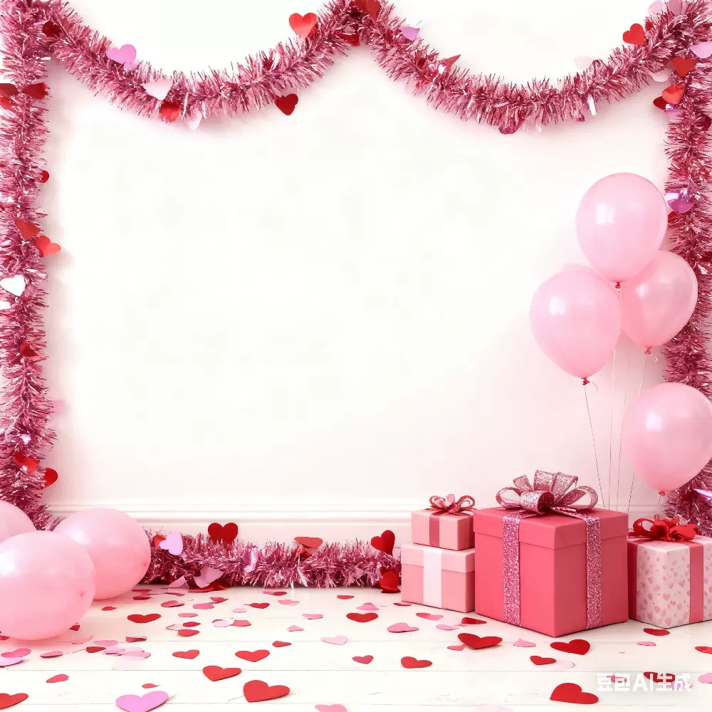 结婚婚车拉花丝带婚房布置道具彩带爱心毛条氛围装饰彩条现货批发