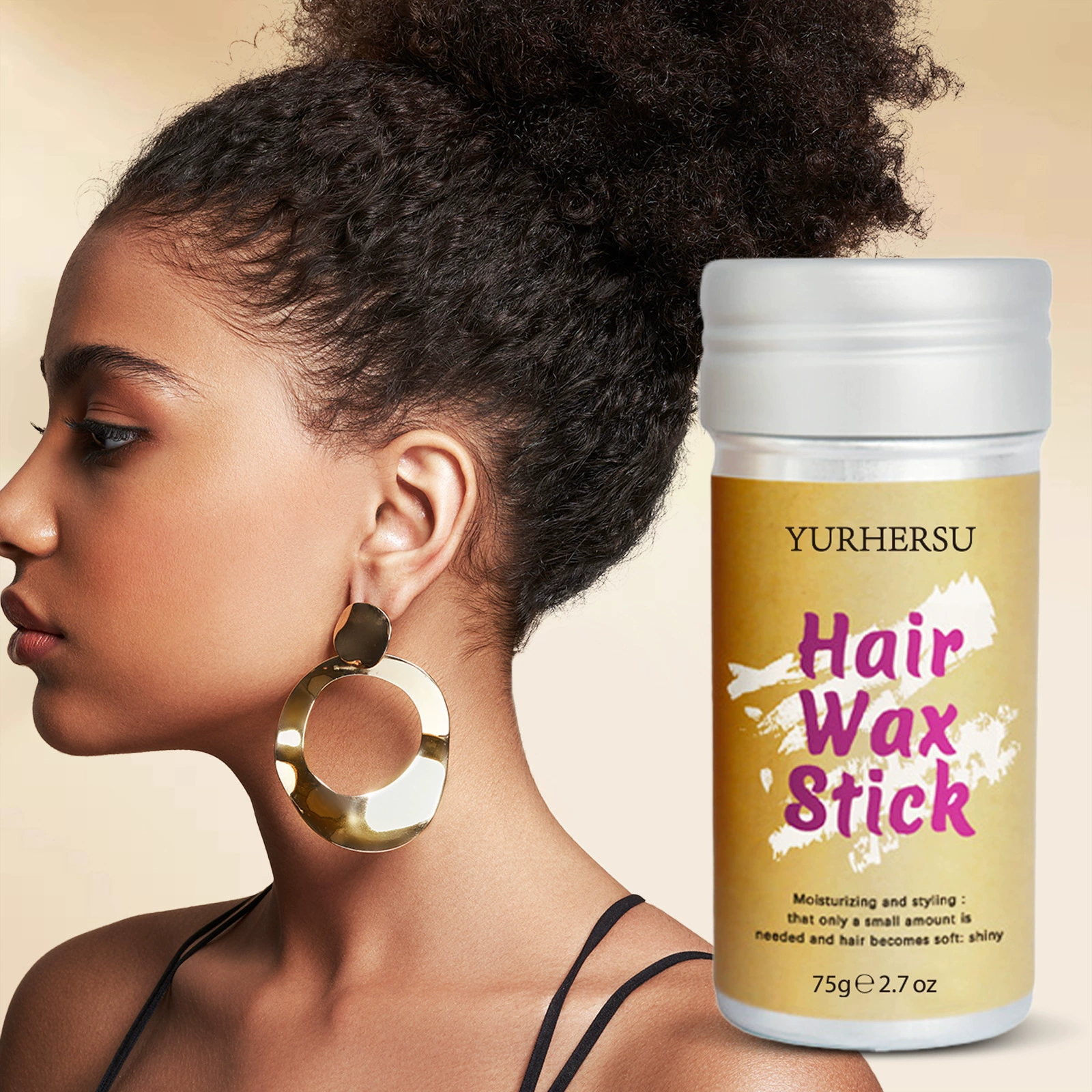 YURHERSU Amazon, мужская и женская палочка для укладки волос в одном стиле, палочка для сломанных волос, палочка для воска для волос, трансграничная оптовая продажа