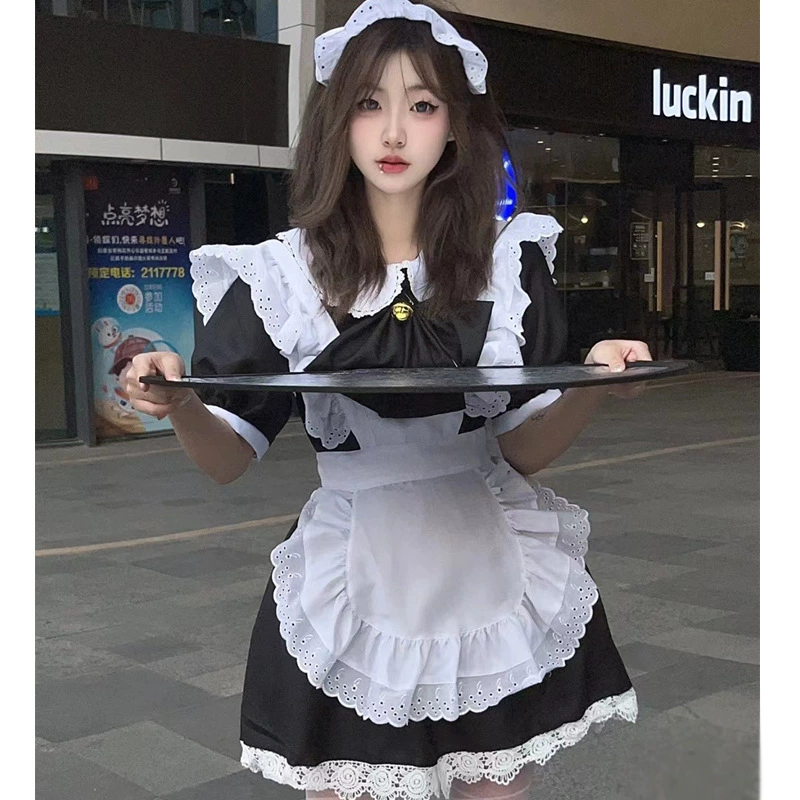Японское милый белый платье, Lolita стиль, косплей