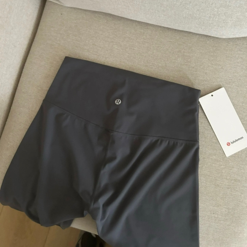 Original lu lu con cinco puntos cinturón de mujer cintura elevada pantalones deportivos leggings pantalones de ciclismo