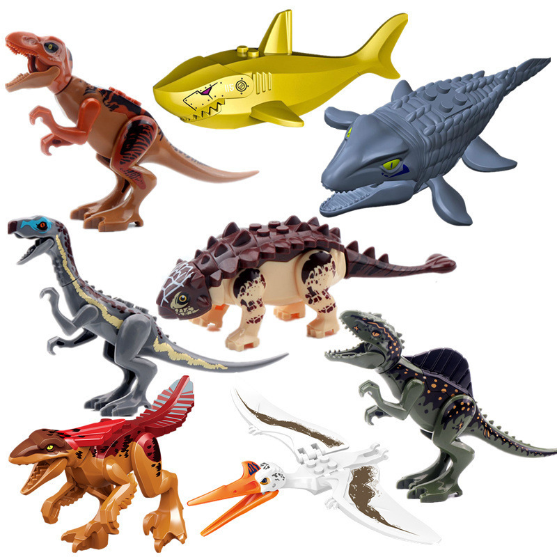 卸売ジュラ紀恐竜大型ブラキオサウルス ヘビクラン エラプティドン ティラノサウルス レックス世界組み立てビルディング ブロック|undefined