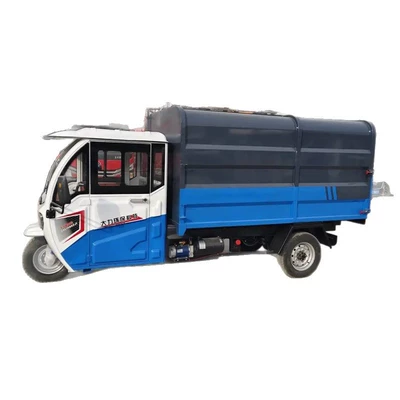 Small Three-Wheel Garbage Truck, Elektrik zibil maşınları