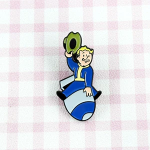 Shelter Kid Brooch Fun Game Inspired Cartoon Bag Accessories Decorative Hat Collar Metal Badge