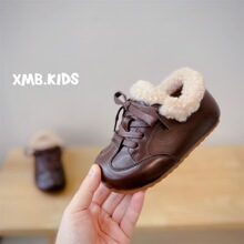 2025冬季新款童鞋小女孩复古潮款棉鞋韩版加厚保暖女童洋气时装鞋