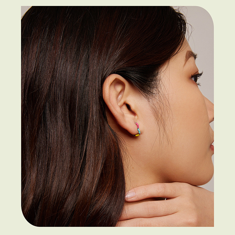 4g Weight Earrings Classification 1 Pair Quantity 1 Pair 925 Sterling Silver Heart Shape Earrings