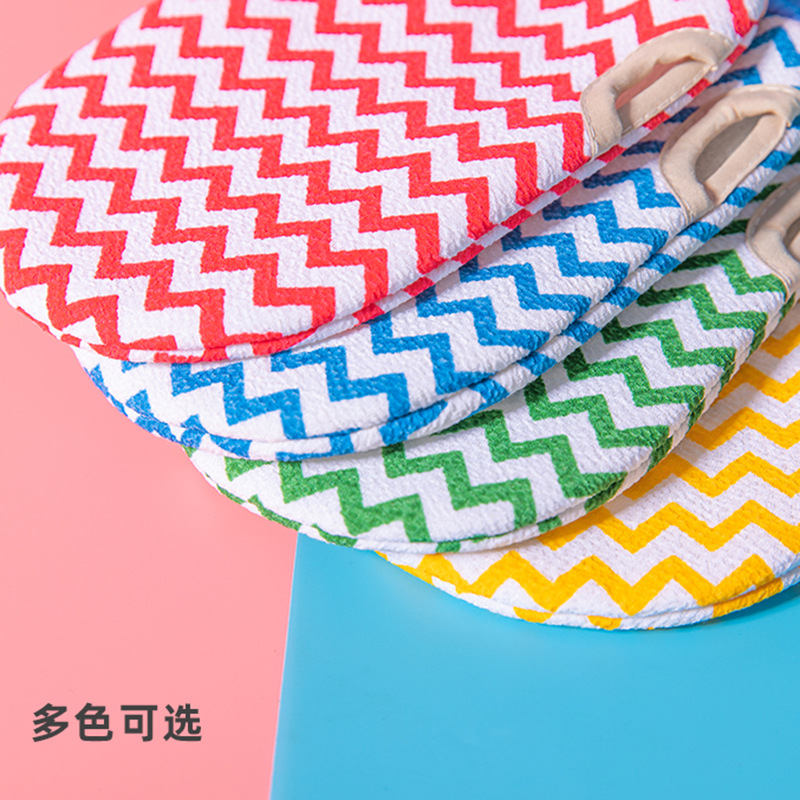 Factory wholesale creative water ripple exposed thumb double-sided bath towel to rub the mud on the back for bathing and back towel bath towel gloves