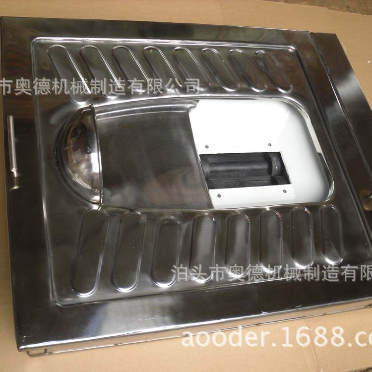 厂家供应不锈钢打包蹲便器免水冲便器不锈钢304便器