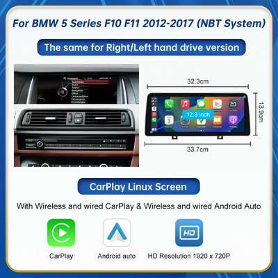 Cic Nbt System Wireless | Car display - 123inch-for-bmw-5-series-2012-2017-nbt-system-left-hand-drive