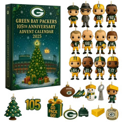 GREEN BAY PACKERS 105th ANNIVERSARY ADVENT CALENDAR 圣诞盲盒