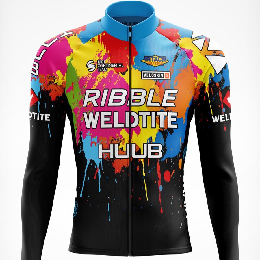 Huub Men's Long-Sleeved Spring and Summer New Cycling Jersey Tops Breathable