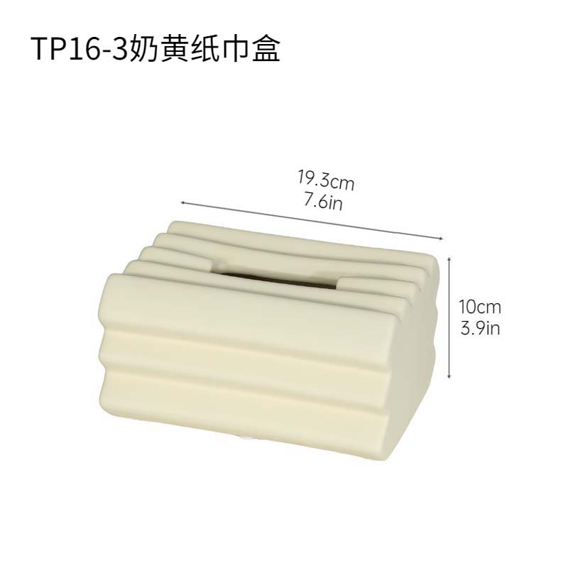Ins caja de toallas de cerámica sala de estar decoraciones creativas para el hogar cajas de papel de escritorio cajas de papel de mesa de té decoración de almacenamiento