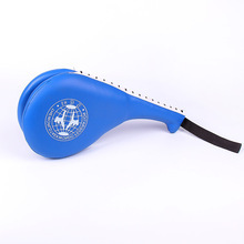 Taekwondo objetivo de pie niños adultos boxeo universal Sanda entrenamiento mano objetivo color completo doble hoja objetivo suministros de boxeo