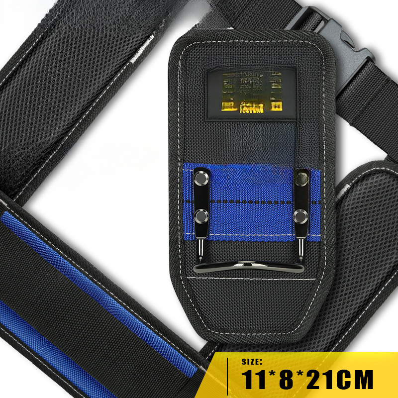 Changshengke kit de herramientas lona multifunción electricista riñonera mantenimiento engrosado hardware bolsa de herramientas bolsa de electricista de madera pequeña