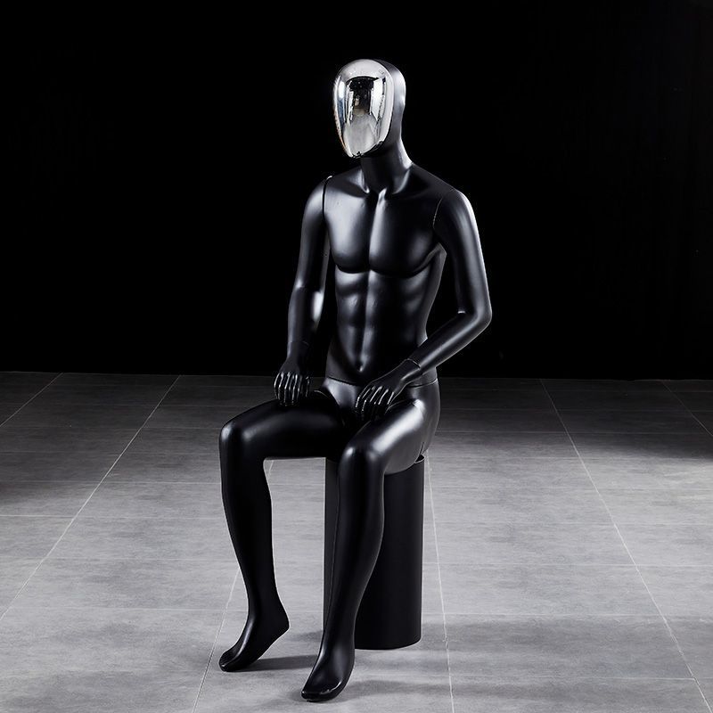 Modelo masculino accesorios cuerpo humano maniquí de plástico plataforma tienda de ropa masculina ventana de ropa tiro estante de exhibición de ropa