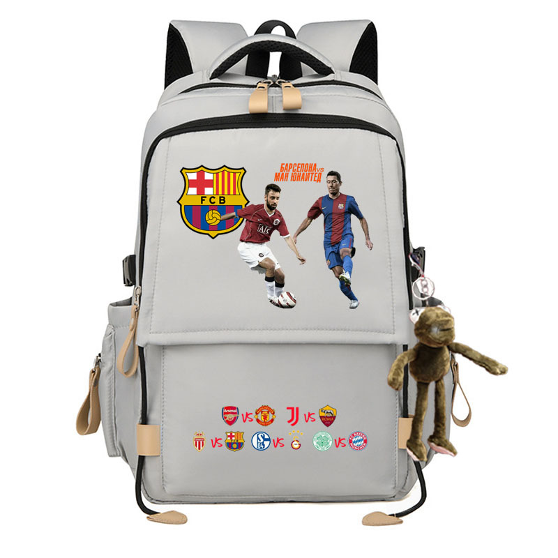 2024 Liga de Campeones Copa del Mundo de fútbol Mochila Real Madrid KakaCroba Messi Chelsea Manchester United estudiantes