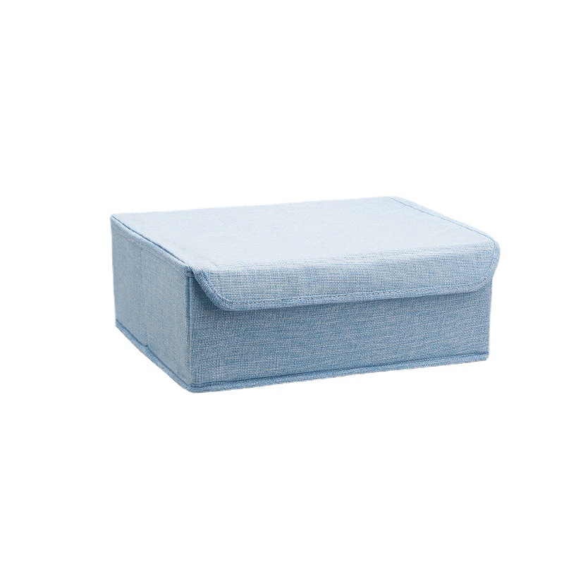 水洗い可能靴下下着分格収納ケース下着収納ケース布芸有蓋整理ケース学生寮