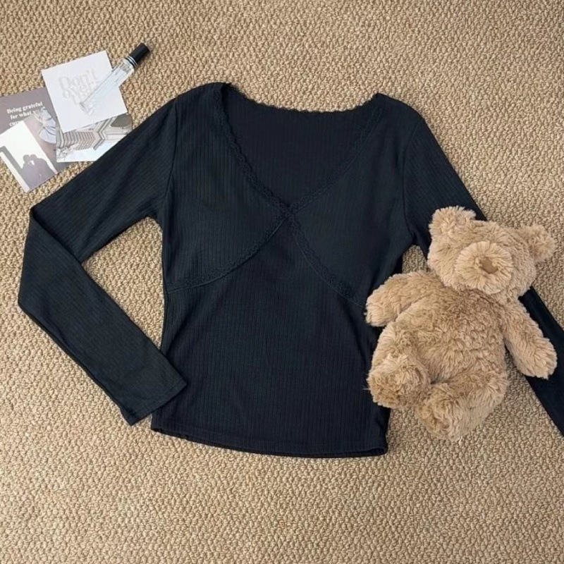 블랙 [엄선된 긴팔-고품질]