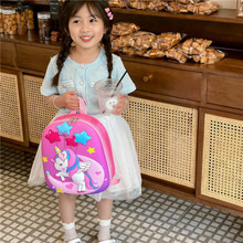 厂家货源新款3D硬壳书包儿童幼儿园双肩书包男女宝宝卡通减负书包