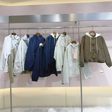 25秋冬欧歌莉儿美拉德色系风连帽短款外套女装库存尾货供应链批发