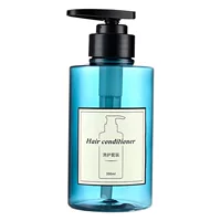 Спот pet пластиковый пресс-бутылка высокого класса отель лосьон-бутылка 300ml500ml Гель для душа шампунь