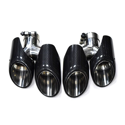 GTS exhaust pipe modification round – Exhaust pipe - 14-17-years-carbon-fiber-mouth